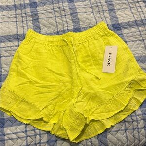 30. Hurley Yellow Shorts